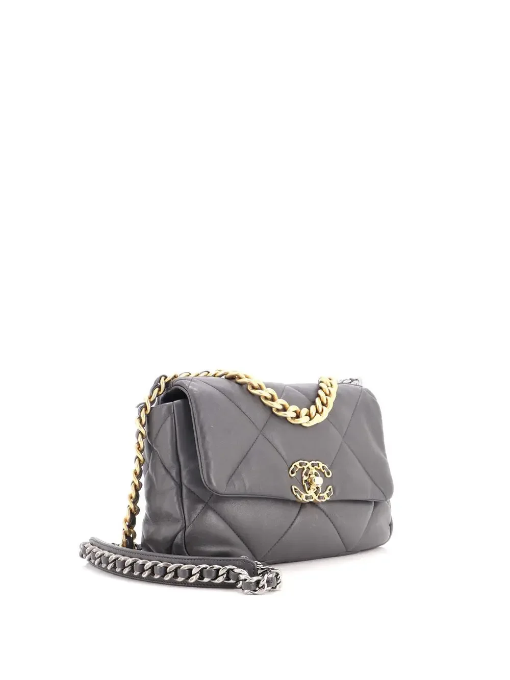 Chanel 19 Flap Bag Quilted Stitched #299195C45B